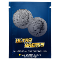 2023 Morgan Or Peace Dollar PCGS MS70 Ultrabreaks Pack