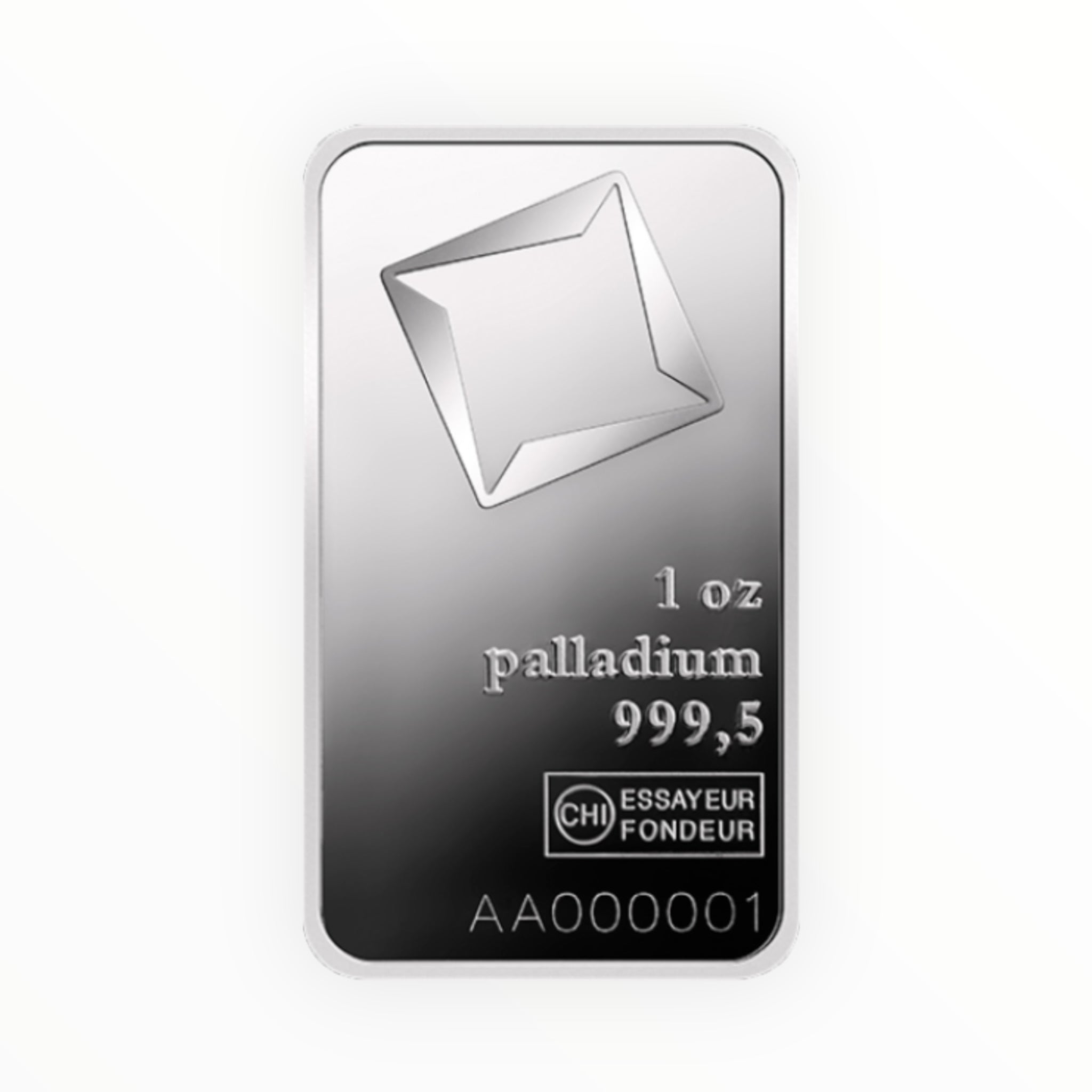 1 oz Palladium Bar - Valcambi Suisse (In Assay)