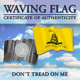 2024 Cameroon 3D Waving Don't Tread on Me Flag 1 oz Silver Coin