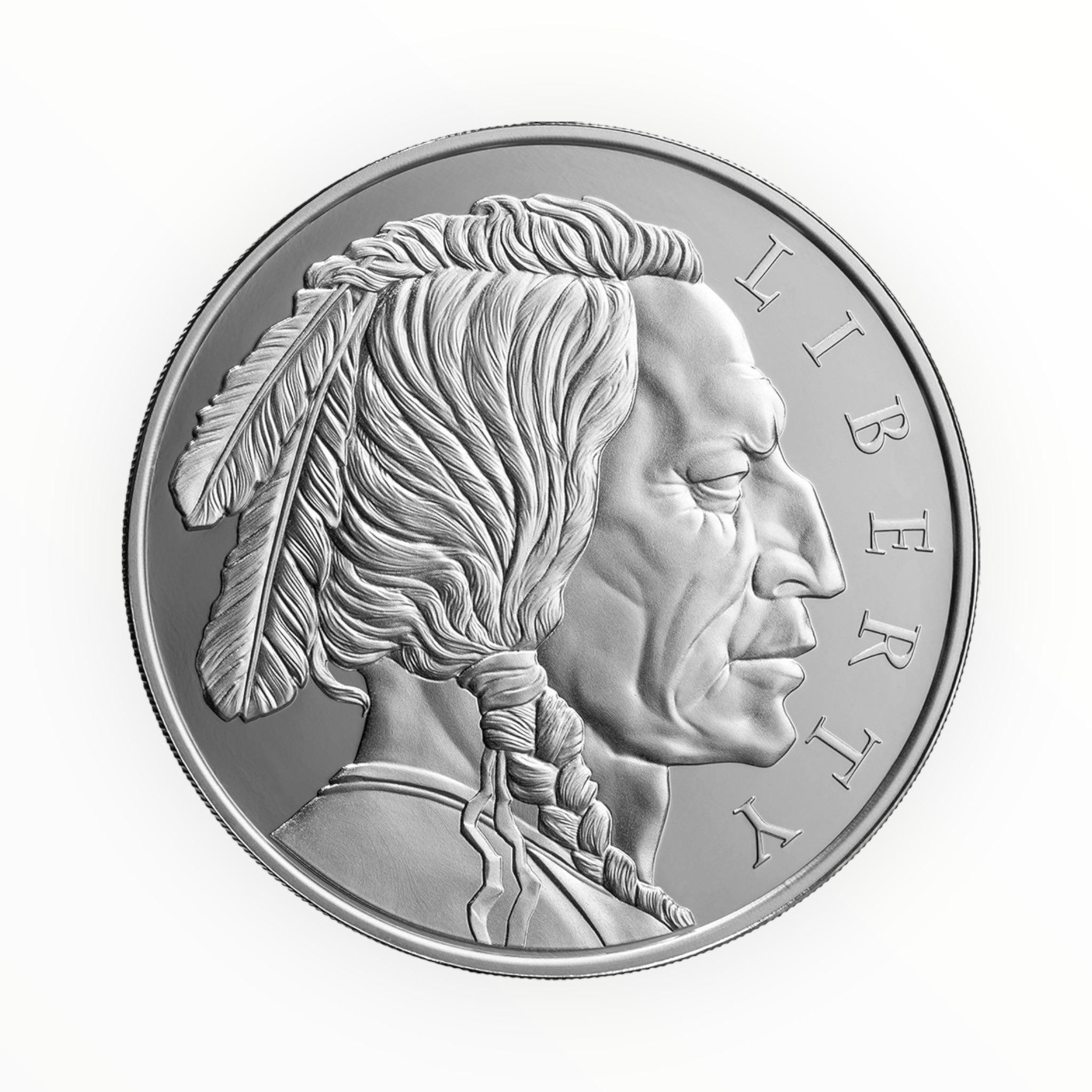 2024 United Crypto States Liberty Indian Head 1 oz Silver Coin