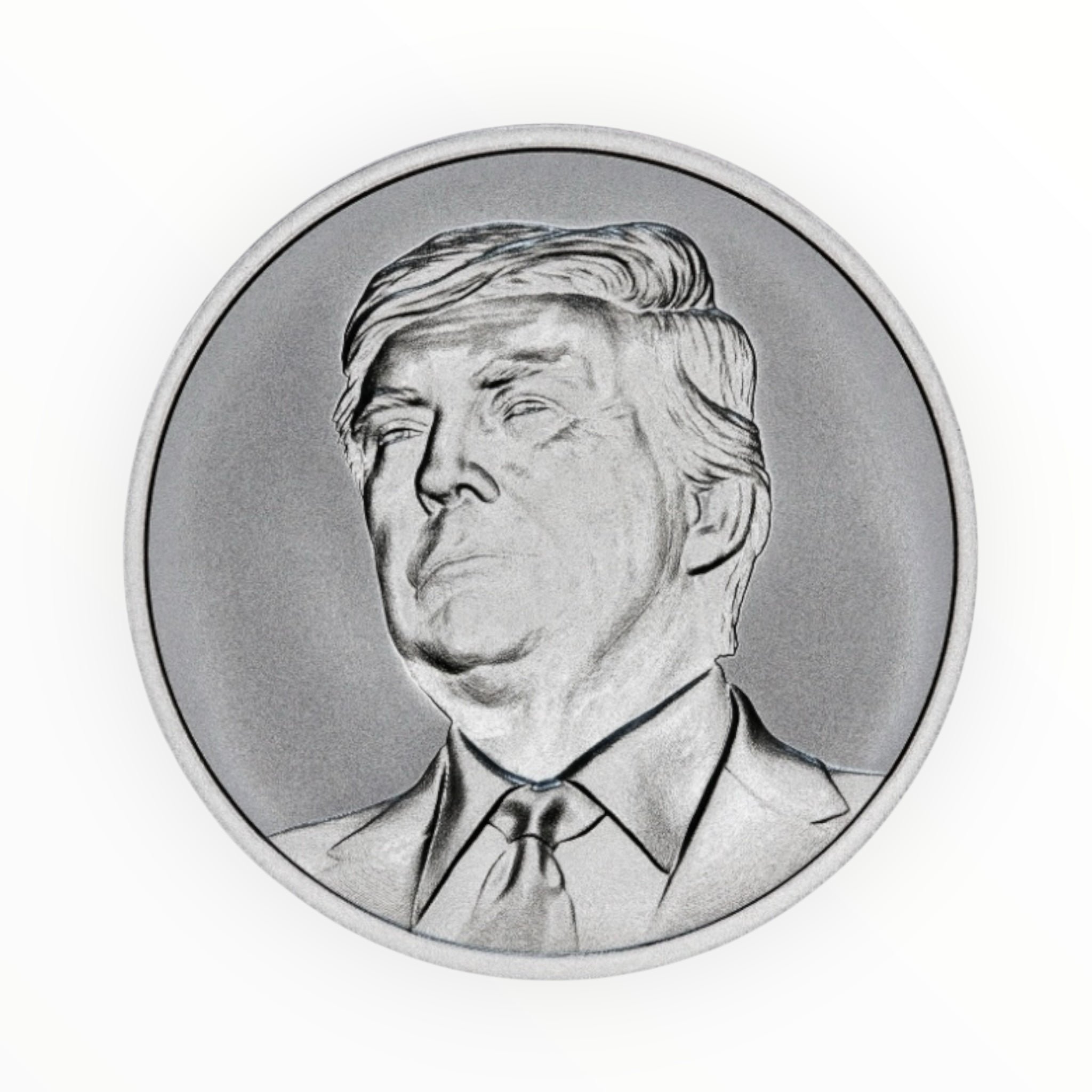 Gulf of America 1 oz Silver Art Round - Intaglio Mint
