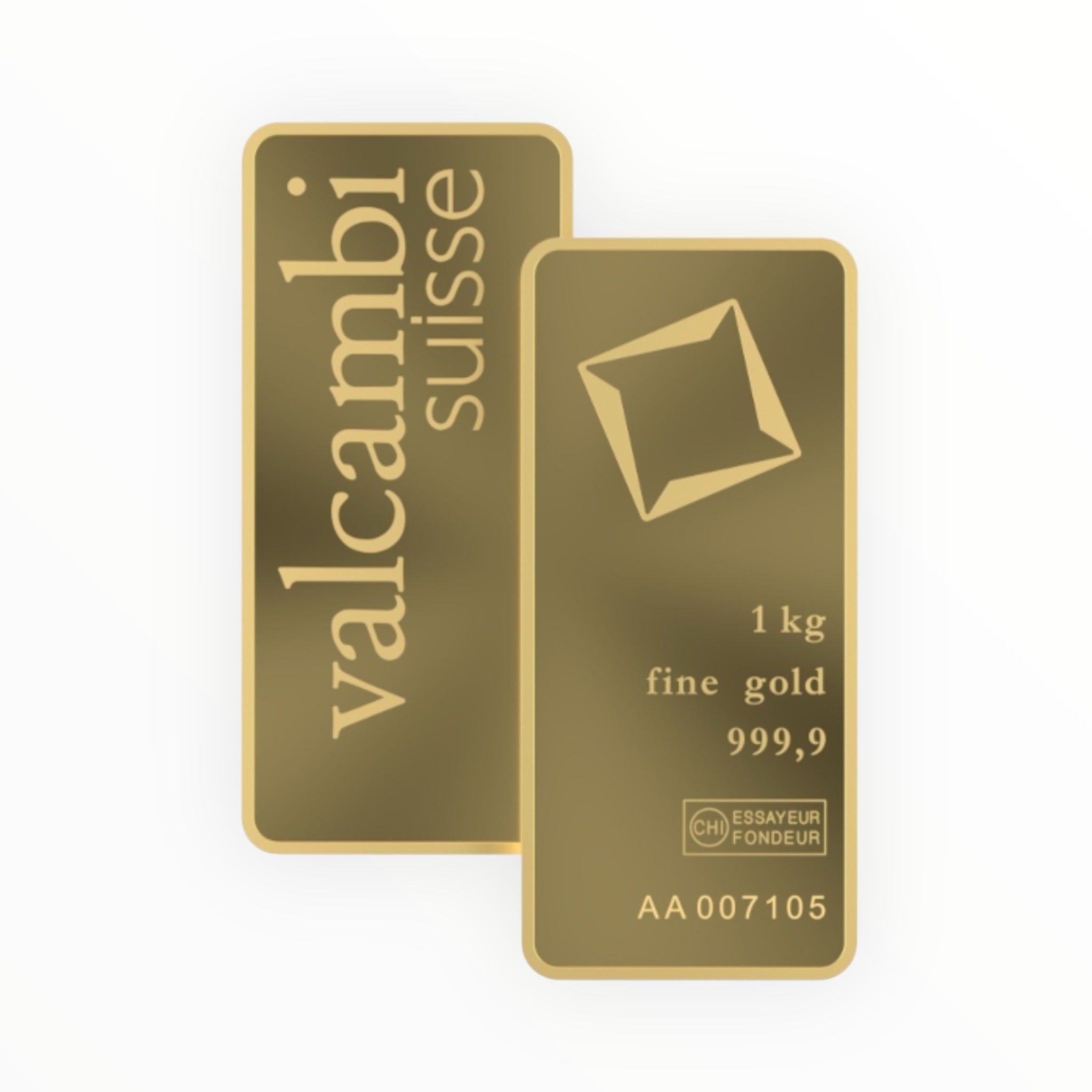 1 Kilo Gold Bar - Valcambi