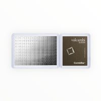 100x 1 gram Silver Bar - Valcambi Silver CombiBar™ (w/Assay)