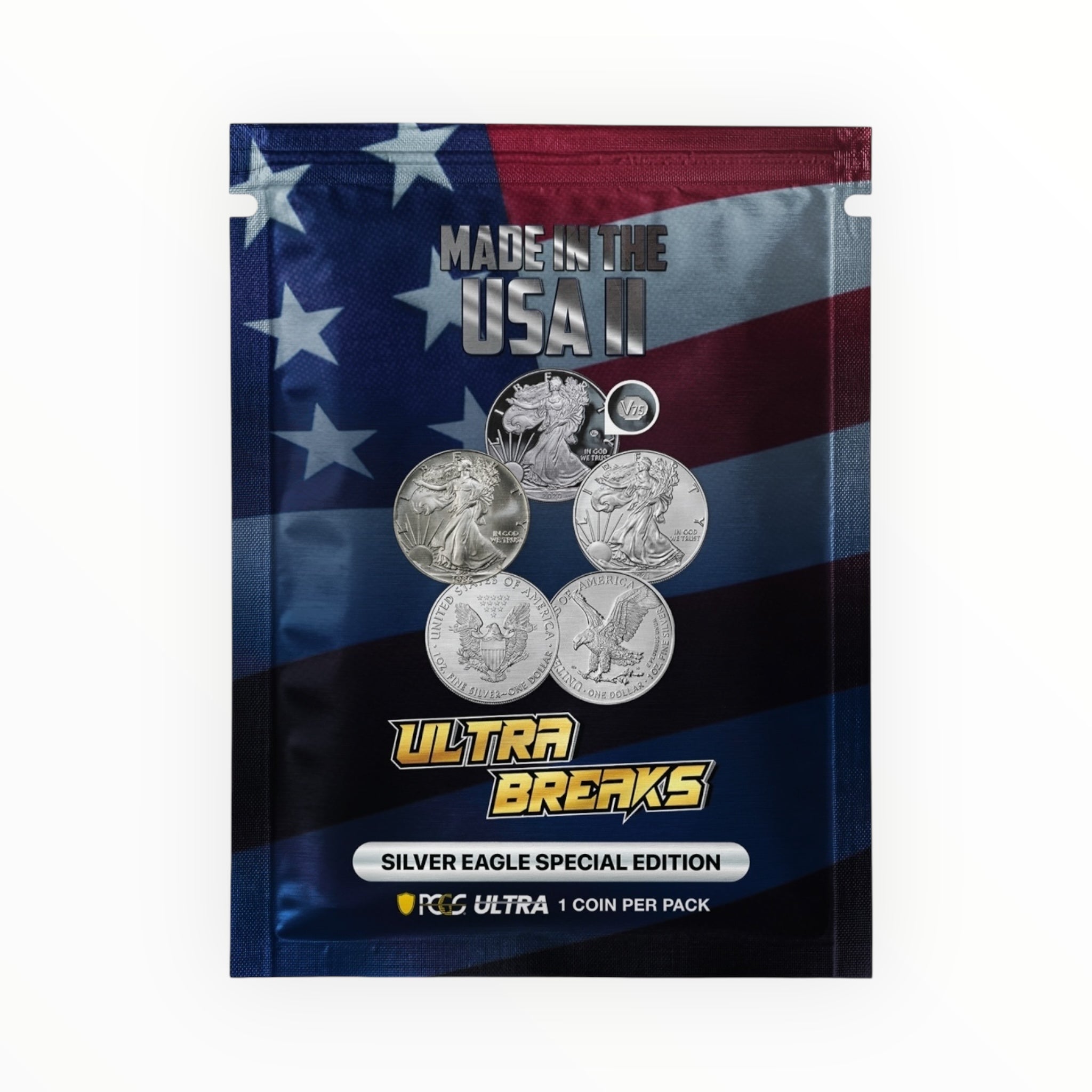 UltraBreaks Made In The USA II: Featuring 1 Oz Silver And Gold Chase Coins - Father’s Day Pick !!